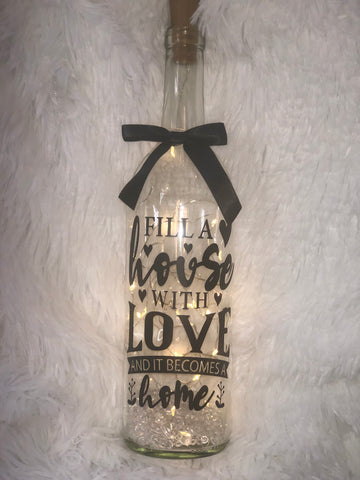 Fill a House with... - Fairy Light Bottle