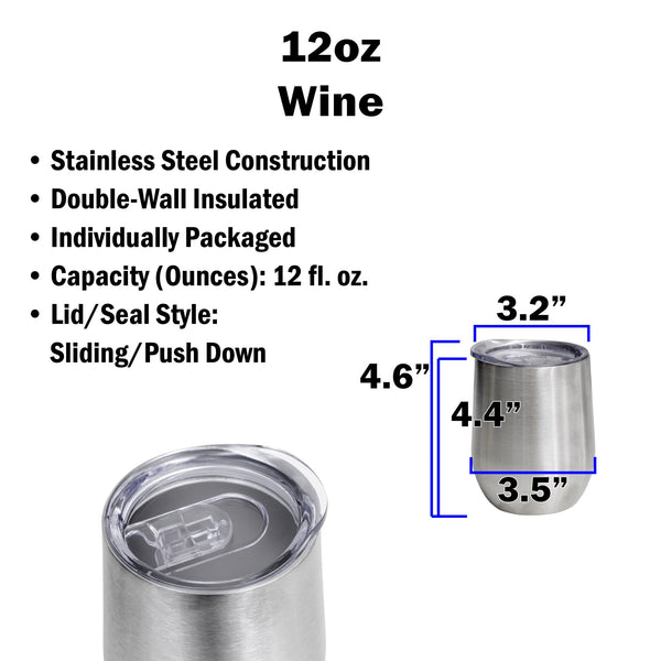 Custom 12oz Wine Tumbler